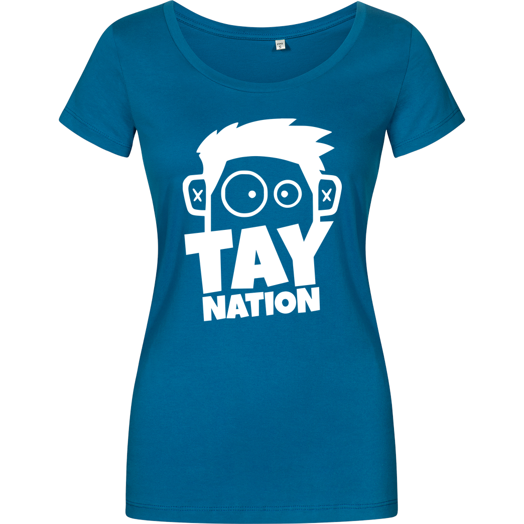 MasterTay MasterTay - Tay Nation 2.0 T-Shirt Damenshirt petrol