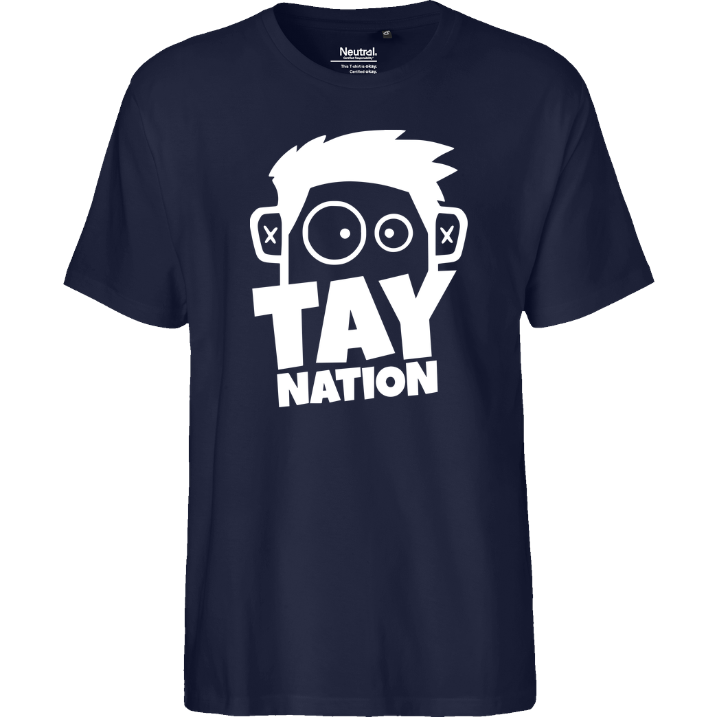 MasterTay MasterTay - Tay Nation 2.0 T-Shirt Fairtrade T-Shirt - navy