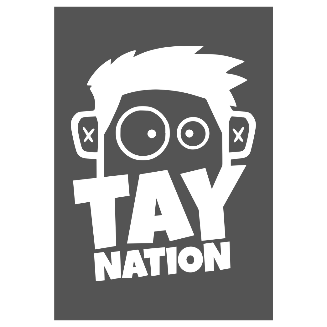 MasterTay MasterTay - Tay Nation 2.0 Druck Kunstdruck grau