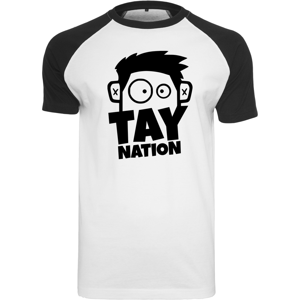 MasterTay MasterTay - Tay Nation 2.0 T-Shirt Raglan-Shirt weiß