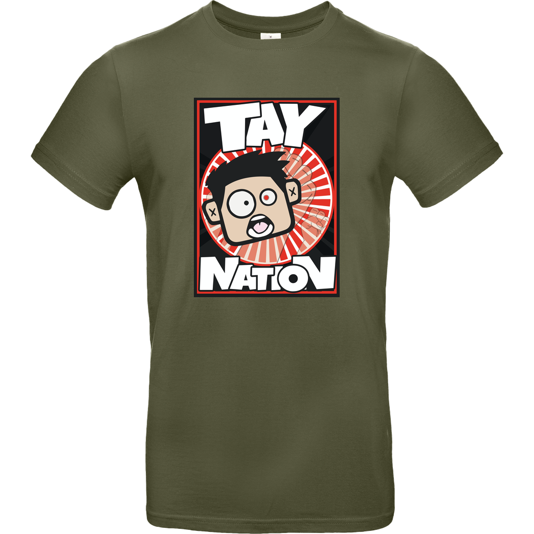 MasterTay MasterTay - Tay Nation T-Shirt B&C EXACT 190 - Khaki