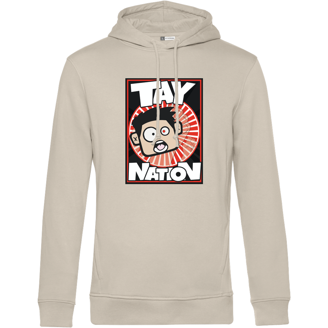 MasterTay MasterTay - Tay Nation Sweatshirt B&C HOODED INSPIRE - Cremeweiß