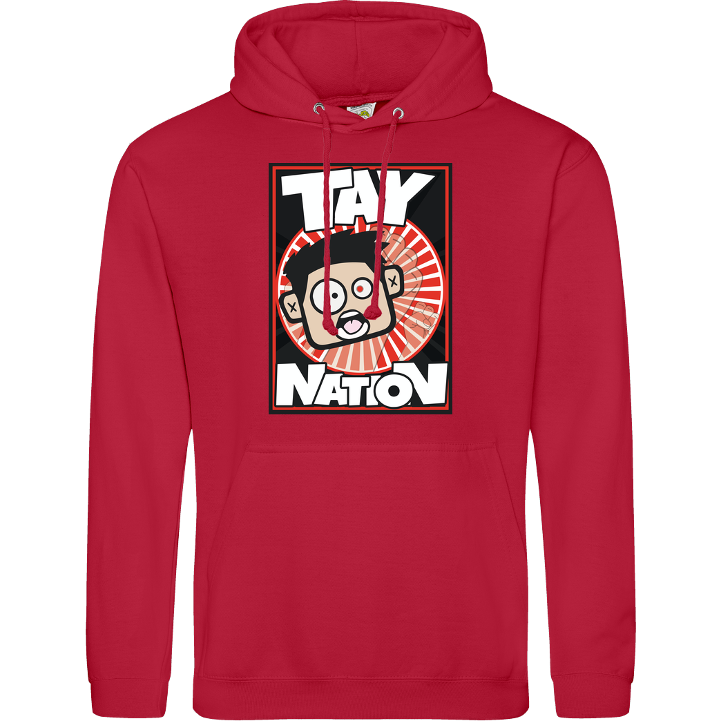 MasterTay MasterTay - Tay Nation Sweatshirt JH Hoodie - Rot