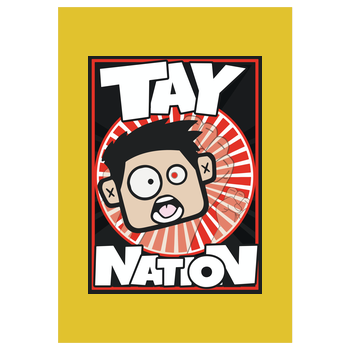 MasterTay - Tay Nation Kunstdruck gelb