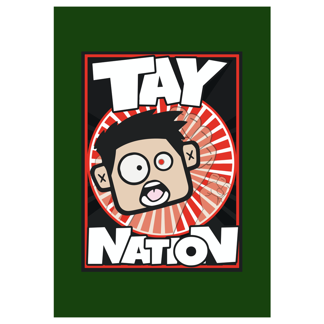MasterTay MasterTay - Tay Nation Druck Kunstdruck grün