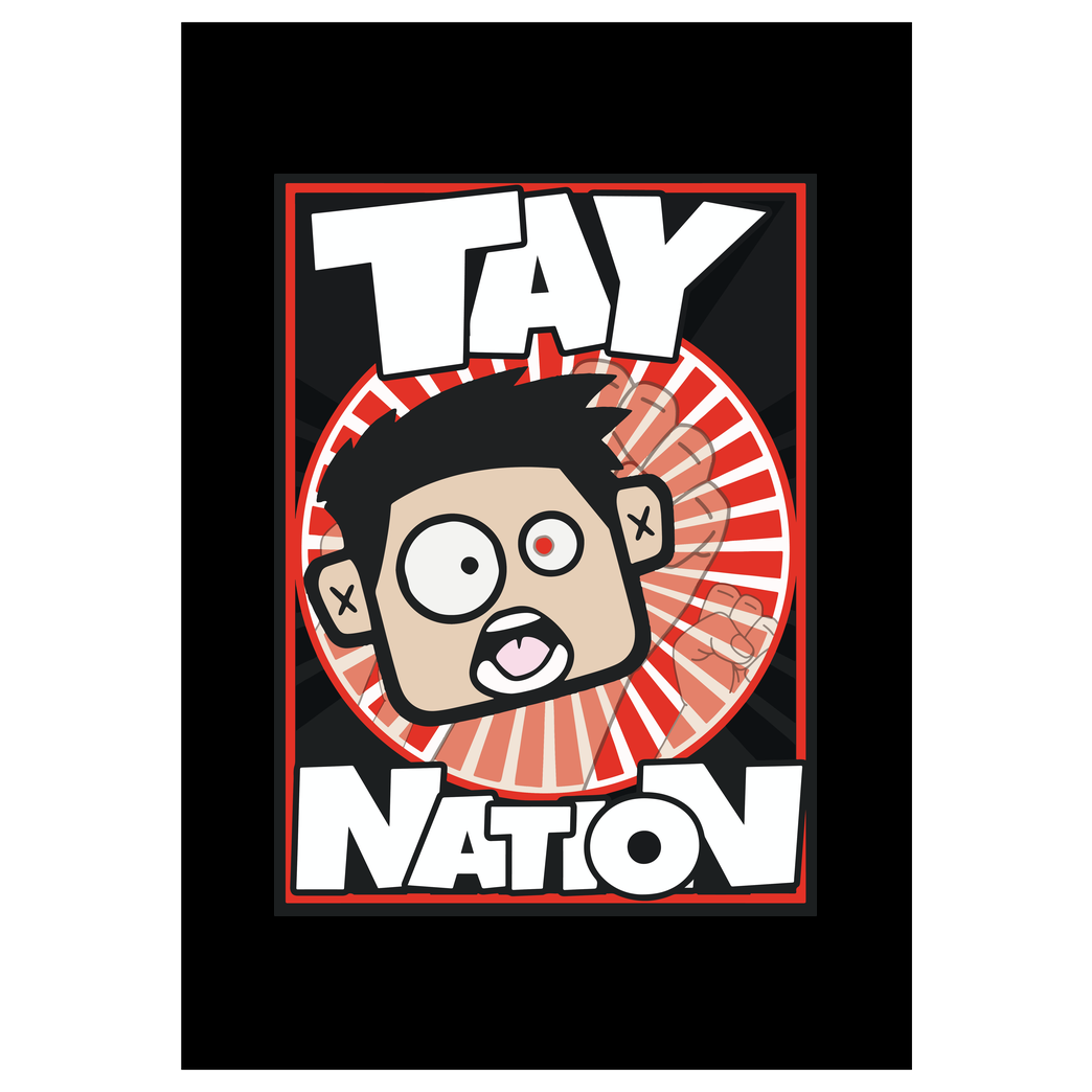 MasterTay MasterTay - Tay Nation Druck Kunstdruck schwarz
