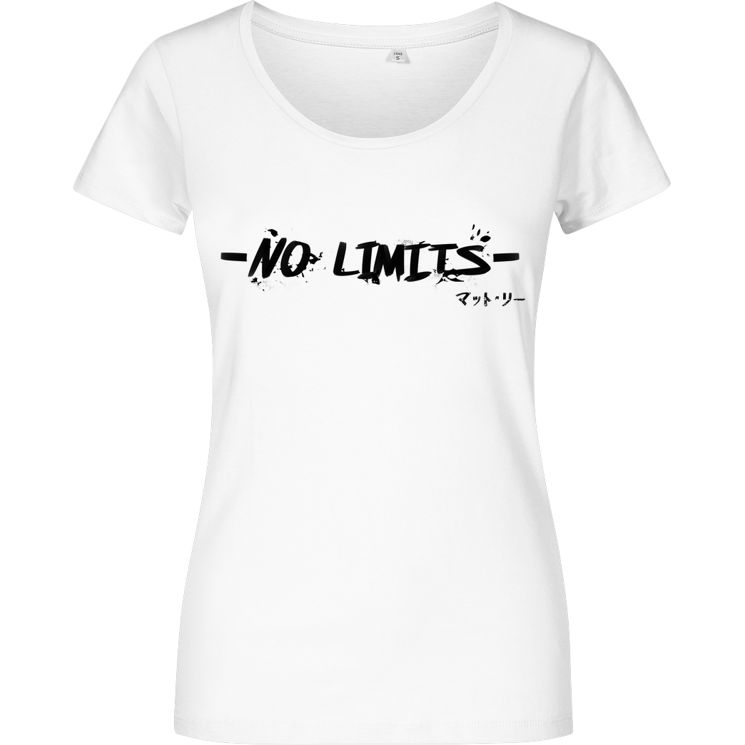 Matt Lee Matt Lee - No Limits T-Shirt Damenshirt weiss