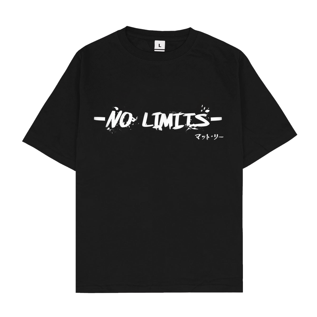 Matt Lee Matt Lee - No Limits T-Shirt Oversize T-Shirt - Schwarz