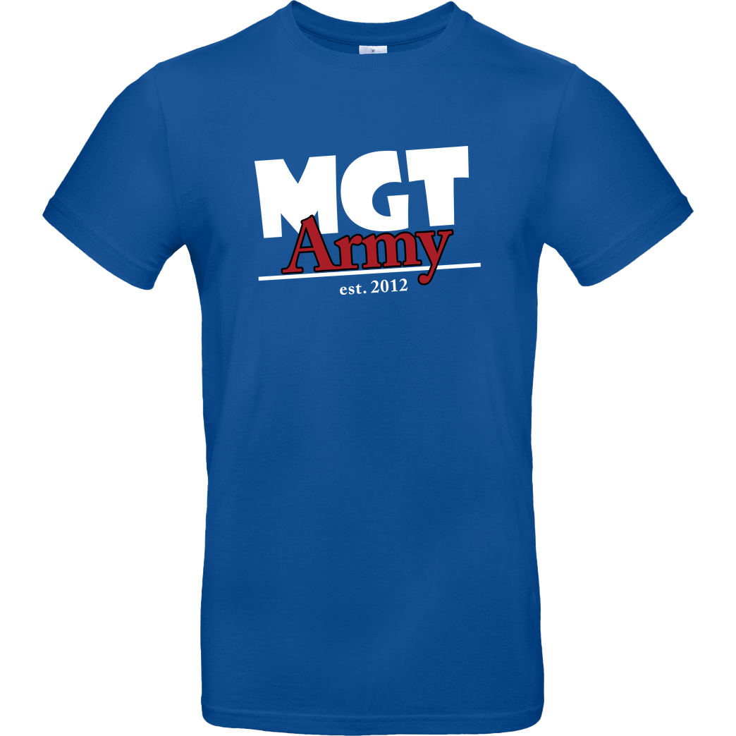 MaxGamingTV MaxGamingTV - MGT Army T-Shirt B&C EXACT 190 - Royal