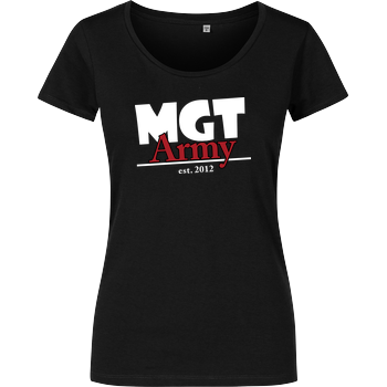MaxGamingTV - MGT Army Damenshirt schwarz