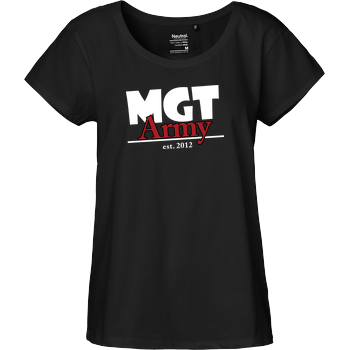 MaxGamingTV - MGT Army Fairtrade Loose Fit Girlie - schwarz