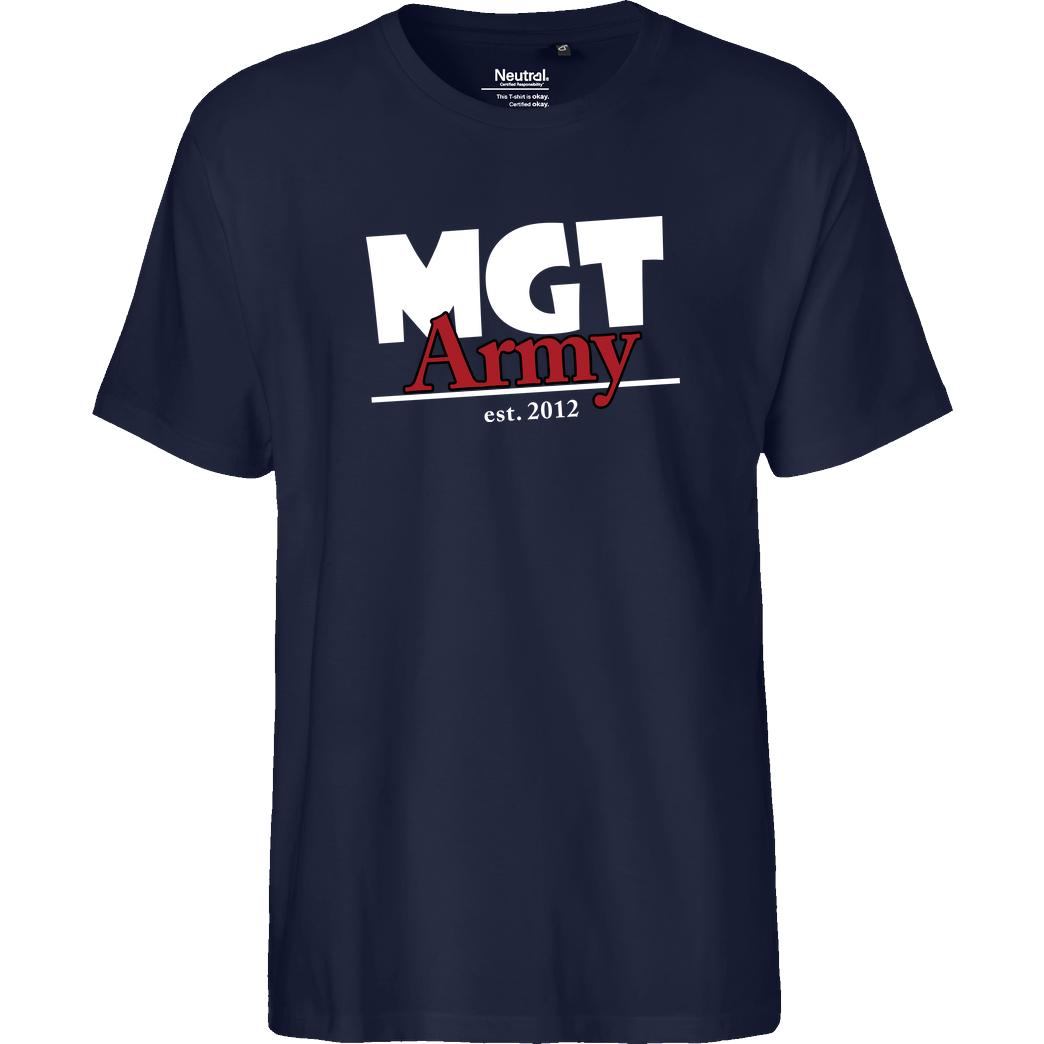 MaxGamingTV MaxGamingTV - MGT Army T-Shirt Fairtrade T-Shirt - navy