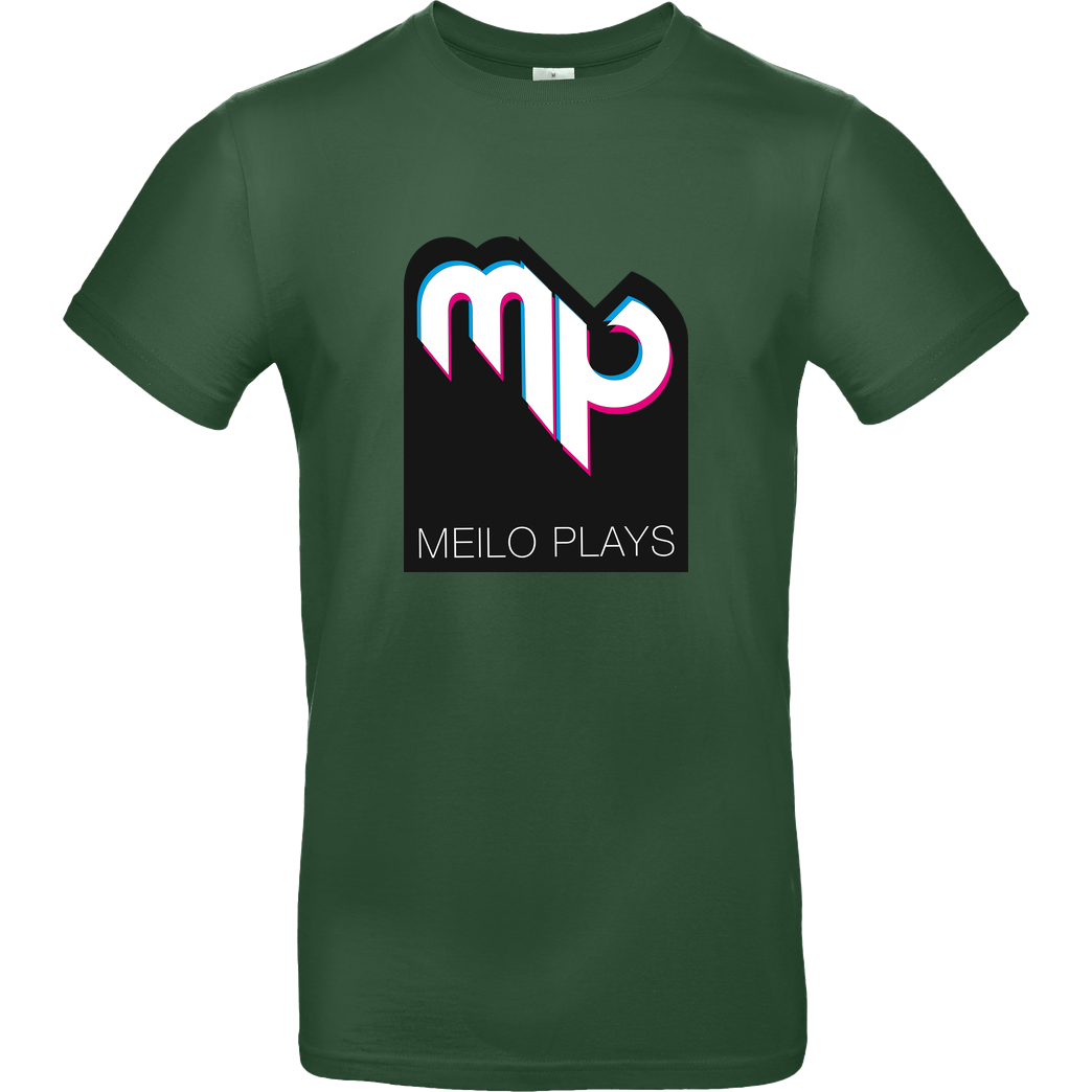 MeiloPlays MeiloPlays - Logo T-Shirt B&C EXACT 190 - Flaschengrün