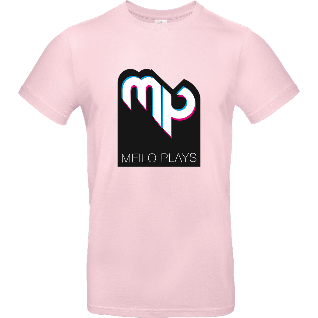 MeiloPlays MeiloPlays - Logo T-Shirt B&C EXACT 190 - Rosa