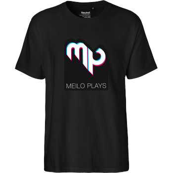 MeiloPlays - Logo Fairtrade T-Shirt - schwarz