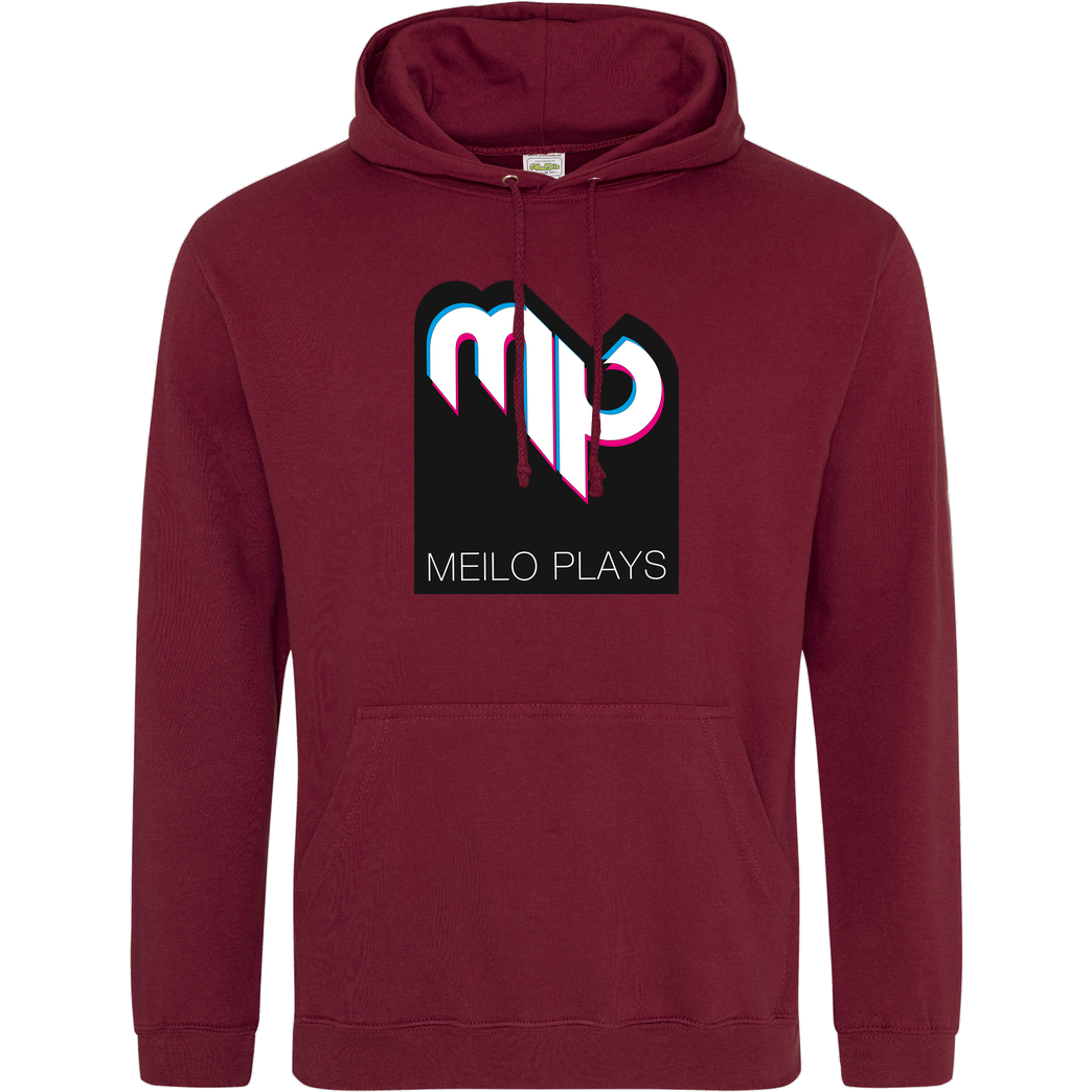 MeiloPlays MeiloPlays - Logo Sweatshirt JH Hoodie - Bordeaux