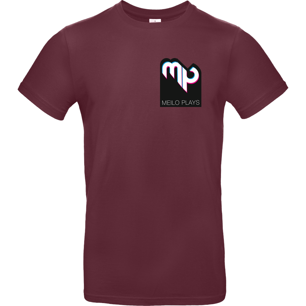 MeiloPlays MeiloPlays - Logo Pocket T-Shirt B&C EXACT 190 - Bordeaux