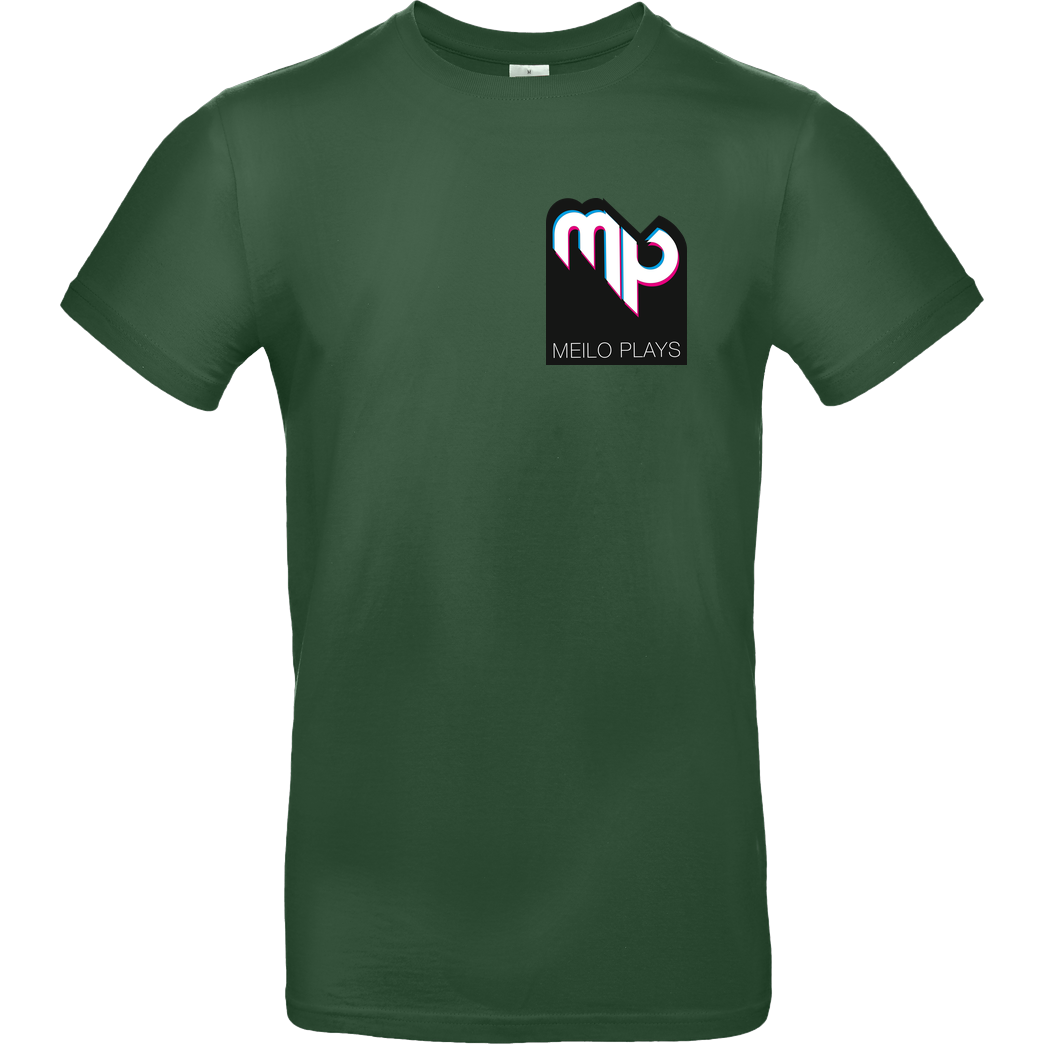 MeiloPlays MeiloPlays - Logo Pocket T-Shirt B&C EXACT 190 - Flaschengrün