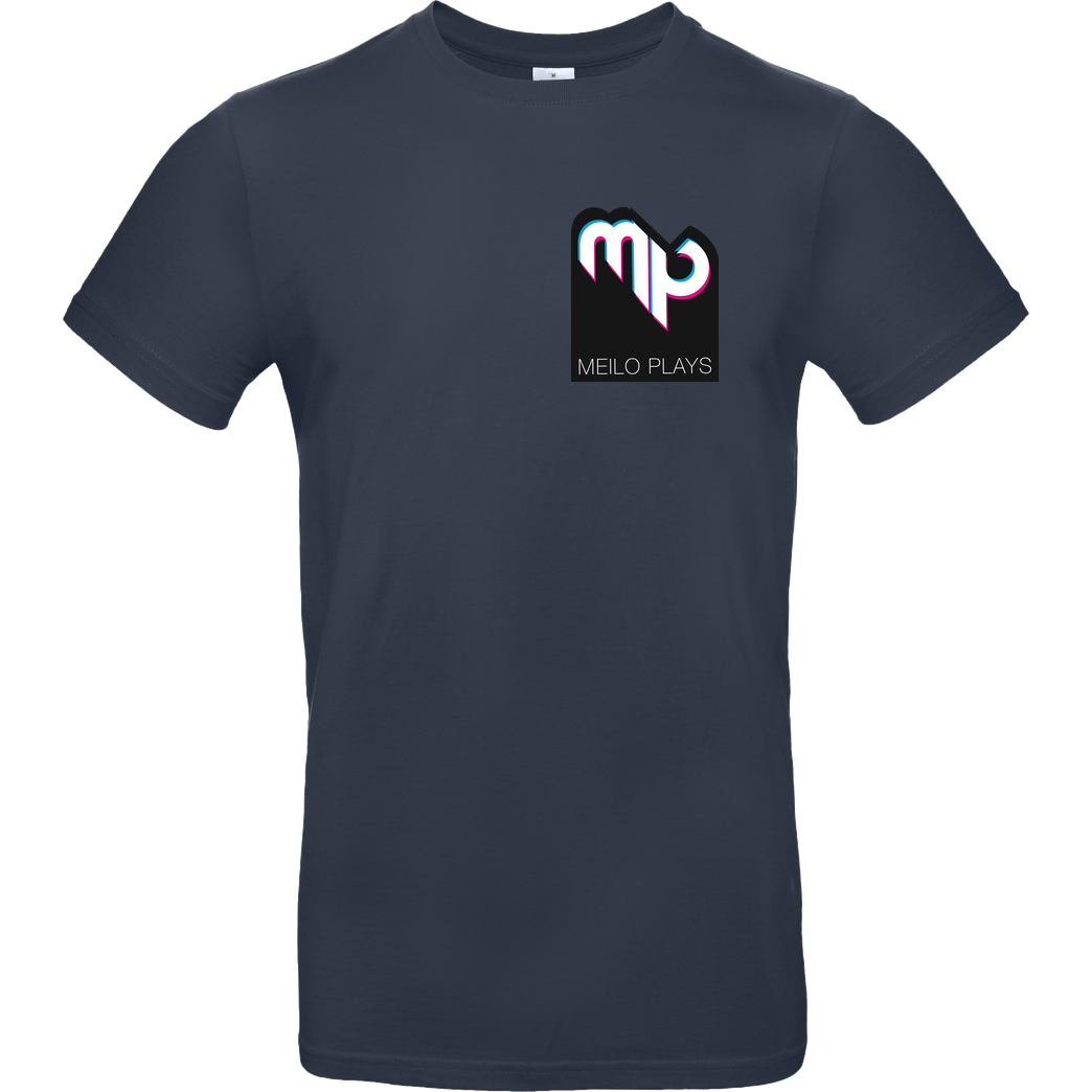MeiloPlays MeiloPlays - Logo Pocket T-Shirt B&C EXACT 190 - Navy
