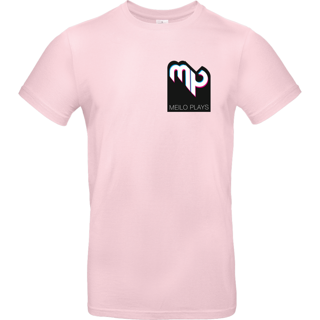 MeiloPlays MeiloPlays - Logo Pocket T-Shirt B&C EXACT 190 - Rosa