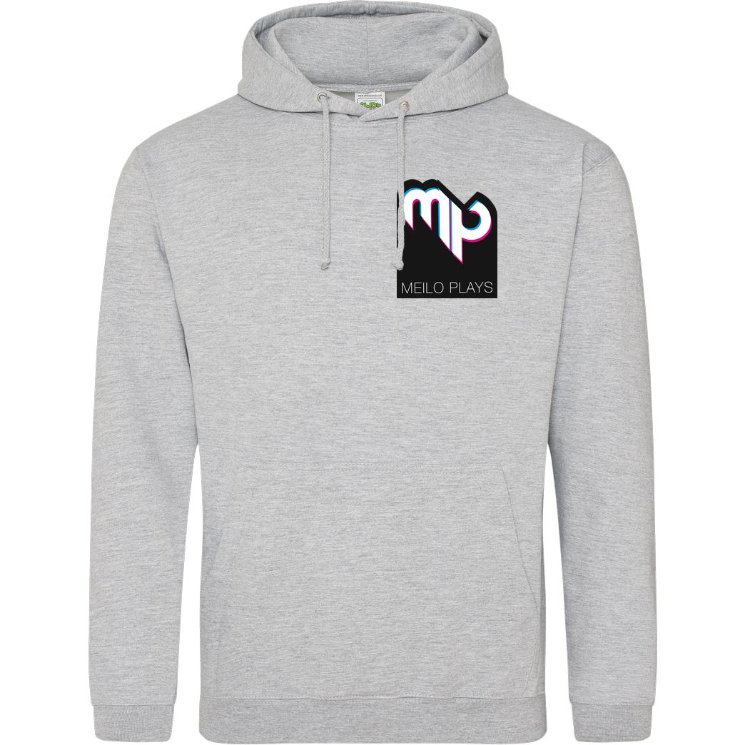 MeiloPlays MeiloPlays - Logo Pocket Sweatshirt JH Hoodie - Heather Grey