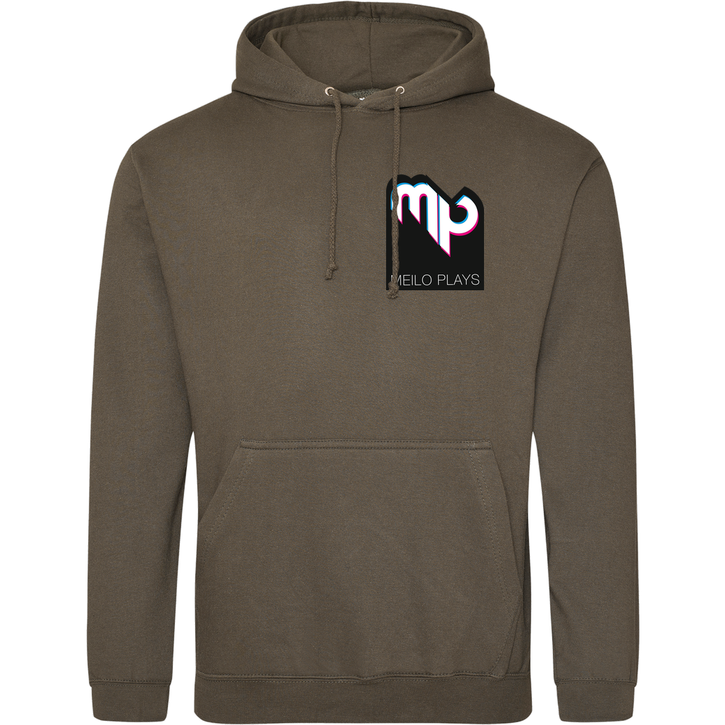 MeiloPlays MeiloPlays - Logo Pocket Sweatshirt JH Hoodie - Khaki