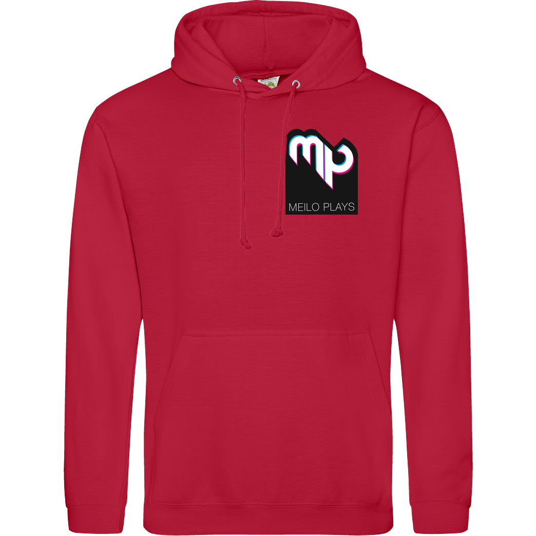 MeiloPlays MeiloPlays - Logo Pocket Sweatshirt JH Hoodie - Rot