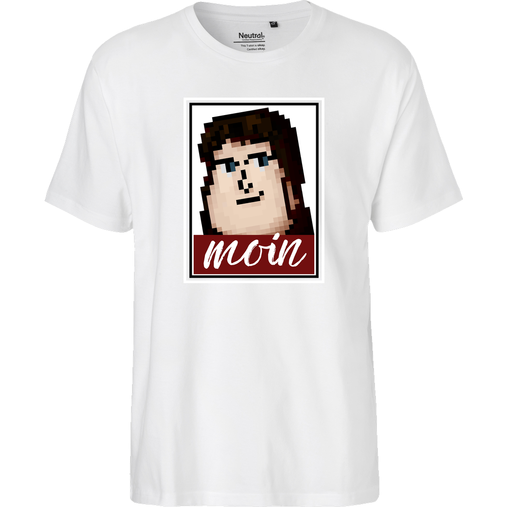 Miamouz Mia - Lenny Moin T-Shirt Fairtrade T-Shirt - weiß