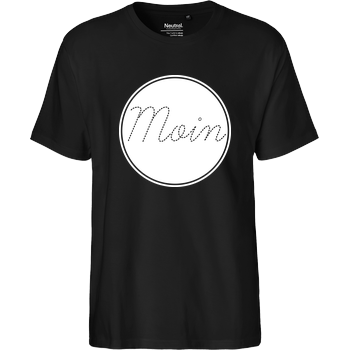 Mia - Moin im Kreis Fairtrade T-Shirt - schwarz