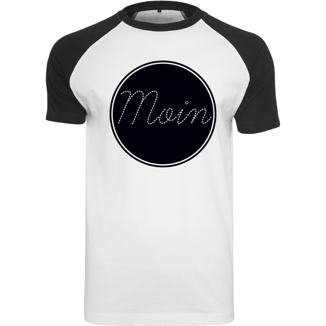 Miamouz Mia - Moin im Kreis T-Shirt Raglan-Shirt weiß
