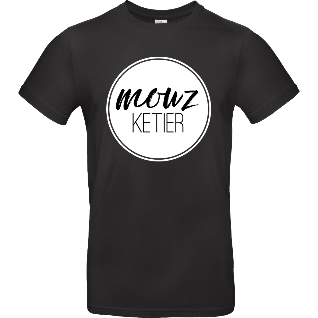 Miamouz Mia - Mouzketier im Kreis T-Shirt B&C EXACT 190 - Schwarz