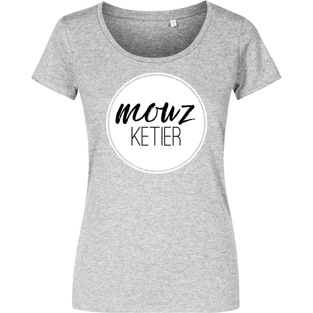 Miamouz Mia - Mouzketier im Kreis T-Shirt Damenshirt heather grey