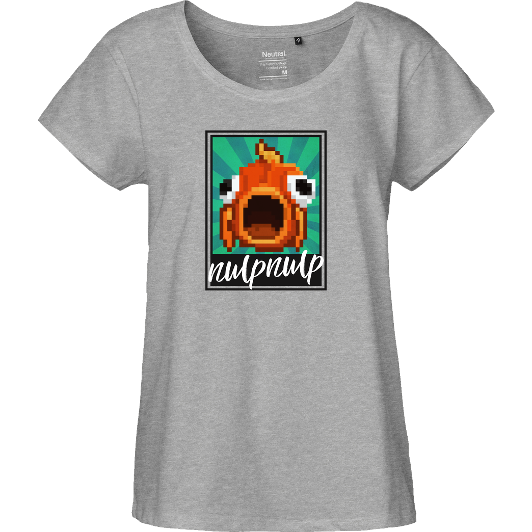 Miamouz Mia - NulpNulp T-Shirt Fairtrade Loose Fit Girlie - heather grey
