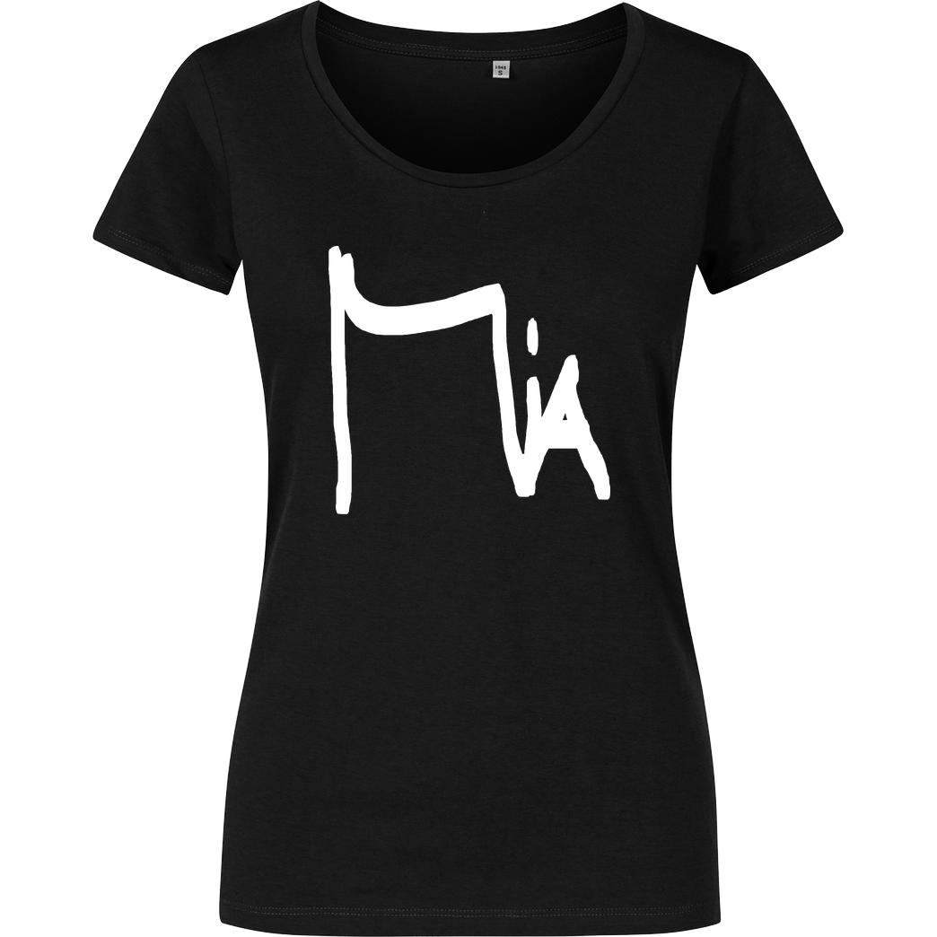Miamouz Miamouz - Unterschrift T-Shirt Damenshirt schwarz