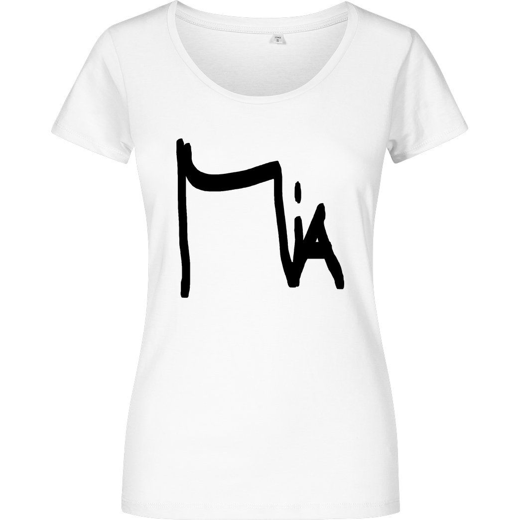 Miamouz Miamouz - Unterschrift T-Shirt Damenshirt weiss