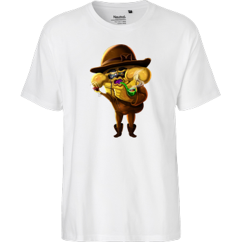 MiiMii - Detektiv Fairtrade T-Shirt - weiß