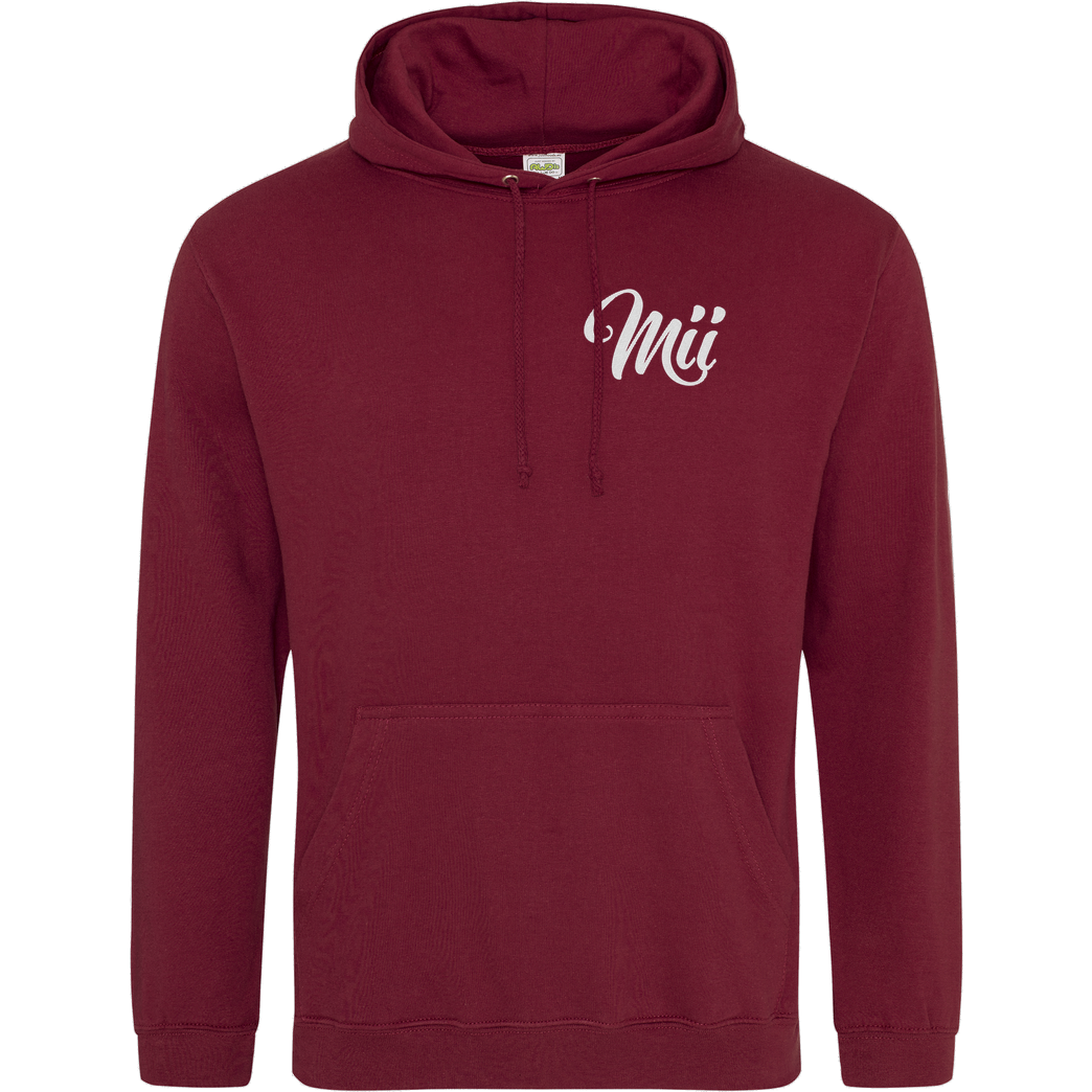 Mii Mii MiiMii - embroided Logo Sweatshirt JH Hoodie - Bordeaux