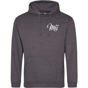 MiiMii - embroided Logo JH Hoodie - Dark heather grey