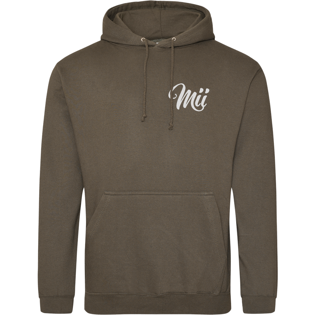 Mii Mii MiiMii - embroided Logo Sweatshirt JH Hoodie - Khaki