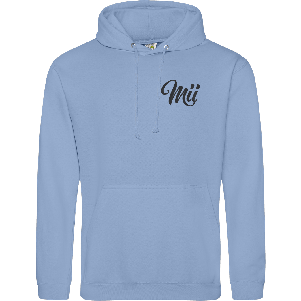 Mii Mii MiiMii - embroided Logo Sweatshirt JH Hoodie - Hellblau