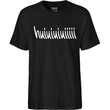 MiiMii - huiuiuiuiiiiii Fairtrade T-Shirt - schwarz