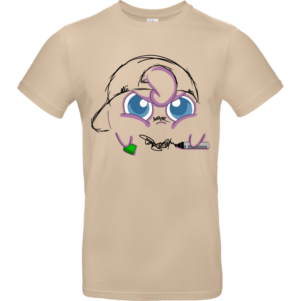 Mii Mii MiiMii - Pummel Mii T-Shirt B&C EXACT 190 - Sand