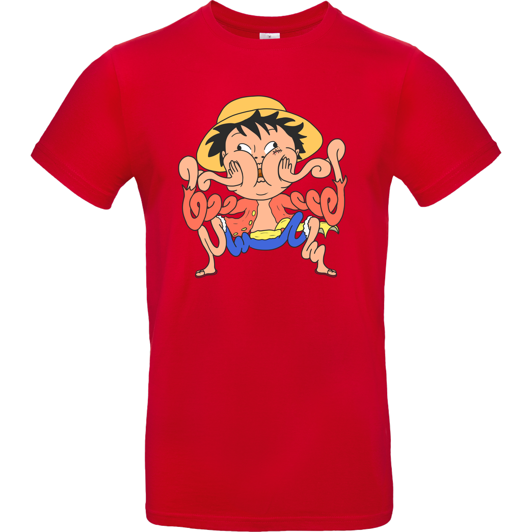 Mii Mii MiiMii - Ruffy T-Shirt B&C EXACT 190 - Rot