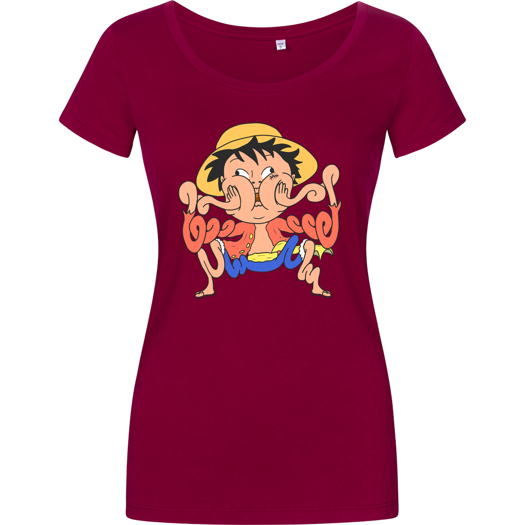 Mii Mii MiiMii - Ruffy T-Shirt Damenshirt berry