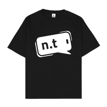 neuland.tips - Logo Oversize T-Shirt - Schwarz