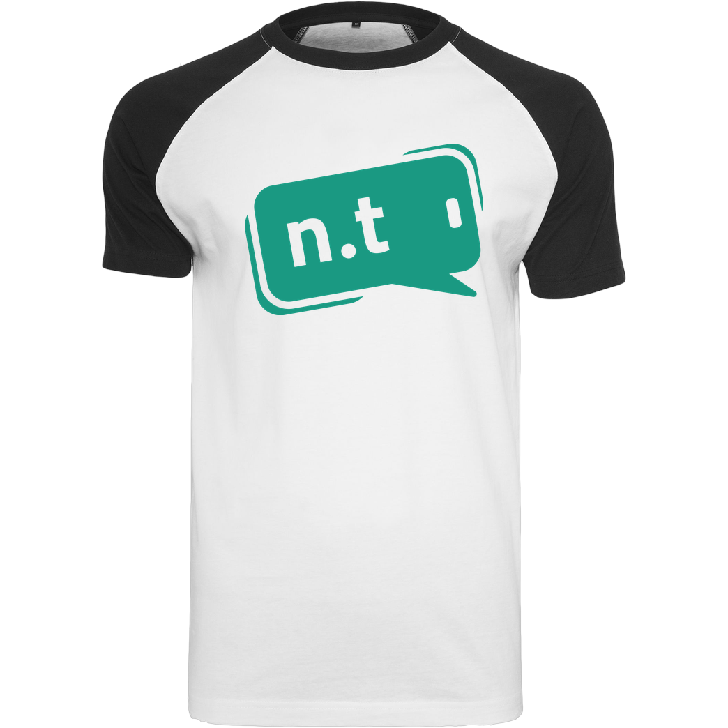 neuland.tips neuland.tips - Logo T-Shirt Raglan-Shirt weiß