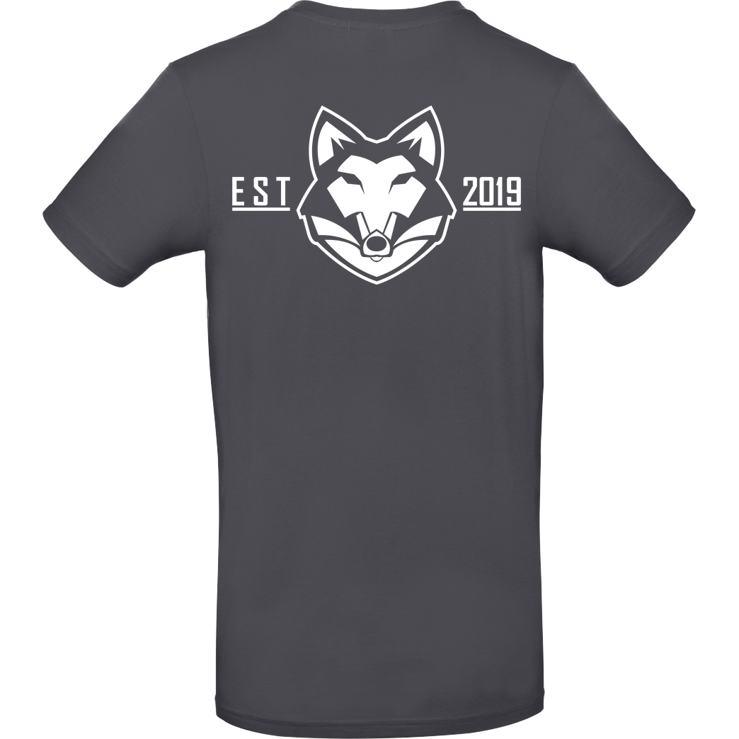Niklas Wetterhahn Niklas Wetterhahn - Wolf Logo T-Shirt B&C EXACT 190 - Dark Grey