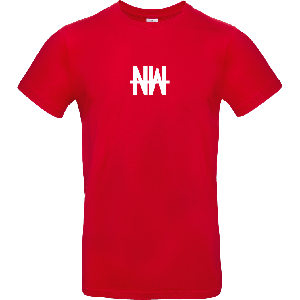 Niklas Wetterhahn Niklas Wetterhahn - Wolf Logo T-Shirt B&C EXACT 190 - Rot