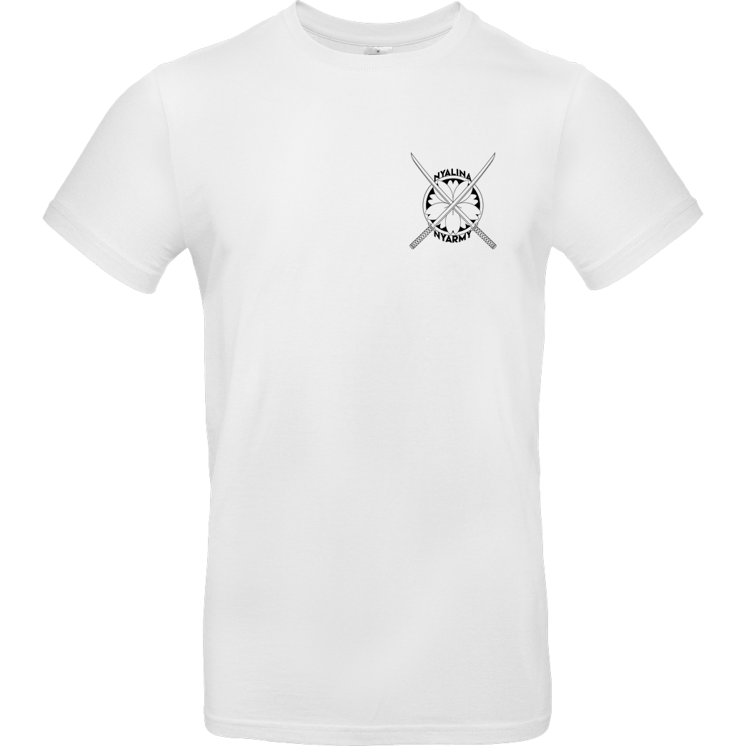 Nyalina Nyalina - Katana black T-Shirt B&C EXACT 190 - Weiß