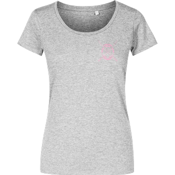 Nyalina - Katana pink Damenshirt heather grey